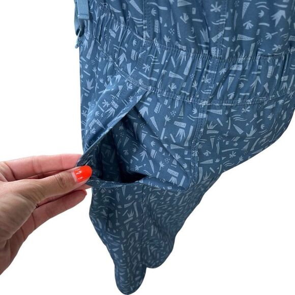 Patagonia Fleetwith Printed Crossback Lightweight Mini Dress Blue Size Small - Picture 7 of 9